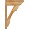 Ekena Millwork Olympic Slat Rough Sawn Outlooker, Western Red Cedar, 8"W x 22"D x 34"H OUT08X22X34OLY06RWR - alternate 2